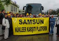 Nükleer karşıtları Sinop'ta