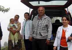 Köylerde çocuklar aşılanıyor