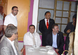 Abdüllatif Şener Samsun'daydı