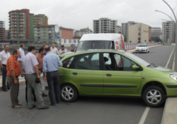 Çarşambada kaza