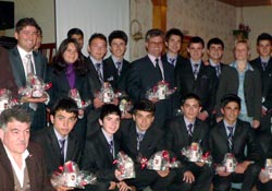 'Leonardo da Vinci' stajlarını tamamladılar