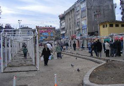 Geçici pazar yeri kuruluyor