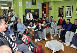 Bedensel engelli sporculara ziyaret