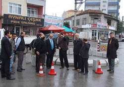 Kavşak yapım çalışmaları başladı