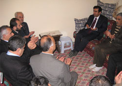 Güzeloğlu'ndan taziye ziyareti