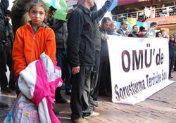 Soruşturma protestosu