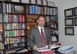 Kütüphane gibi müdür odası