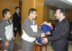 SHÇEK'li Judoculardan Vali Aksoy'a ziyaret