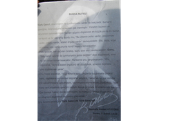 Pakdemirli'ye Atatürk nutku