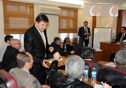 Acı haber toplantıda geldi