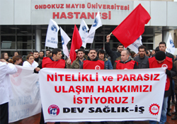 Ücretsiz ulaşım hakkı istediler