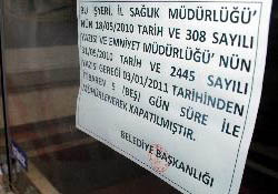 5 otel 5 gün arayla kapatılacak