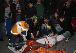 Vatandaşın ambulans tepkisi