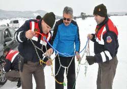 Kartalkaya'ya tatilci akını