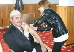 Umre yolcularına sağlık taraması