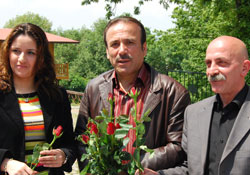 Başkanlardan 'gül' jesti