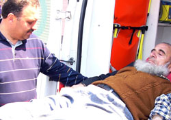 Dedeleri güneş bayılttı