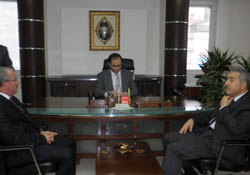 Demir'den kaymakam ziyareti