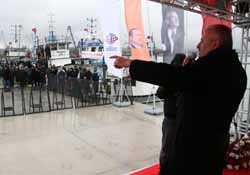 Balıkçı barınağı açıldı