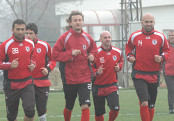 Kondisyon çalıştılar