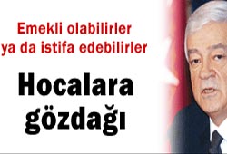 'İstifa müessesesi var'