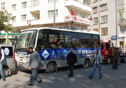Sinop'ta otobüs gerginliği