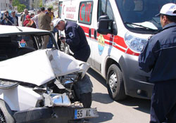 Şaka gibi kaza: 10 yaralı