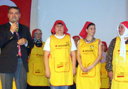 Yöresel yemekler yarıştı