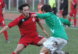 Bafra tek golle yıkıldı