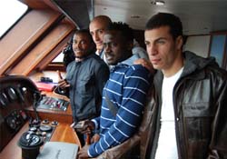 En büyük ilgi kaptan köşküne