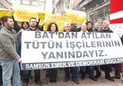 "İşçilerin yanındayız"
