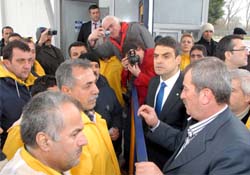 CHP işçilerin yanında