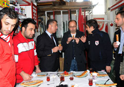 Kahvaltıda buluştular