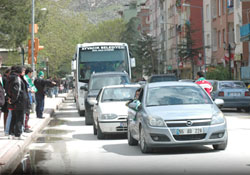 Amasya sokaklarında turladılar