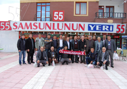 Çorum'da Samsunspor ateşi