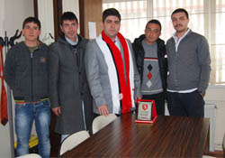 Kasırgalar'dan Şahin'e teşekkür