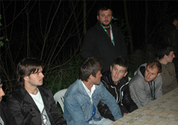 Futbolculardan başsağlığı ziyareti