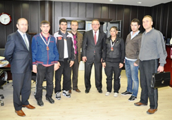 OMÜ'nün madalya sevinci