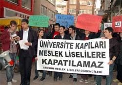 Danıştay'da öğrencilerden nasibini aldı