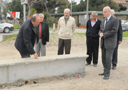 Atakum sahiline kumdan bariyer