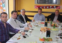 Yeni yönetim yemekte buluştu