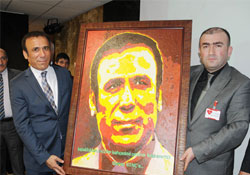 Genç'in tablosunu yaptılar