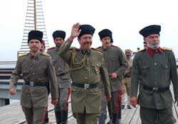 Atatürk karaya ayak bastı