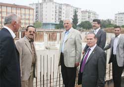 Bafra'da temeller yükseliyor