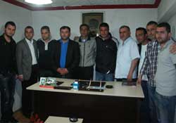 Çaloğlu'na destek verdiler