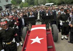 Çarşamba şehidini uğurladı