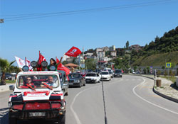 HEPAR'dan seçim konvoyu