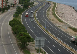 Samsun yolu modifiye oluyor