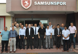 TFF ve ASKFden Samsunspora ziyaret