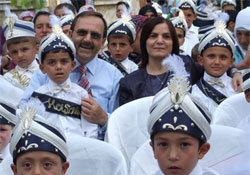Bafra'da sünnet şöleni
